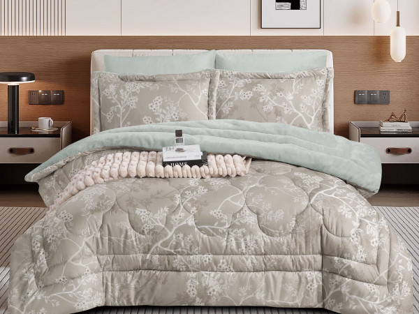 4-Piece Single Winter Comforter Set 