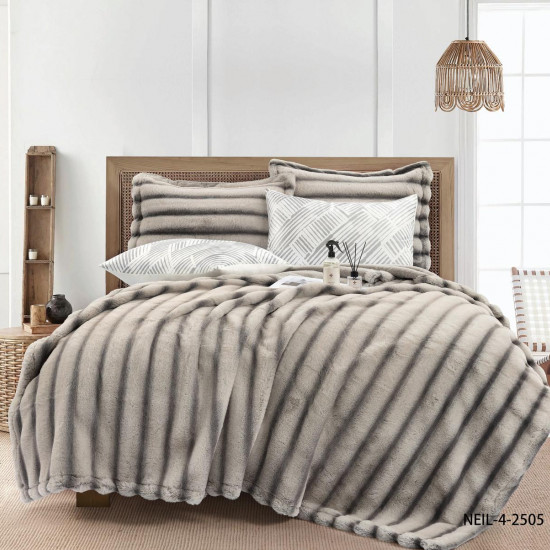 Ultra-Soft Light Weight Winter Blanket Double 6 PCS Comforter Set