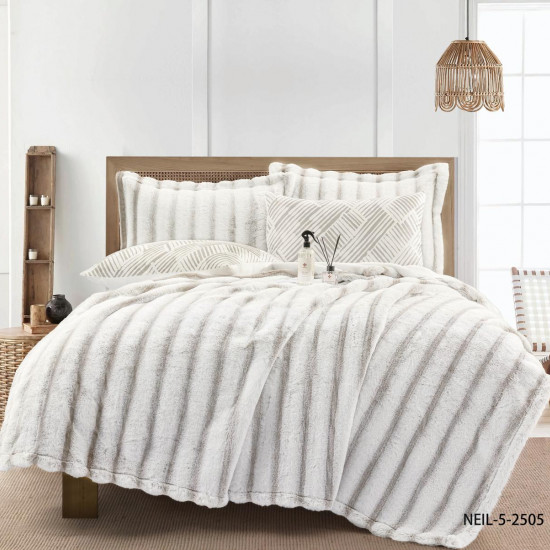 Ultra-Soft Light Weight Winter Blanket Double 6 PCS Comforter Set