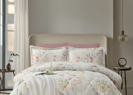 4 Pcs Queen Size 100% Cotton Comforter Set