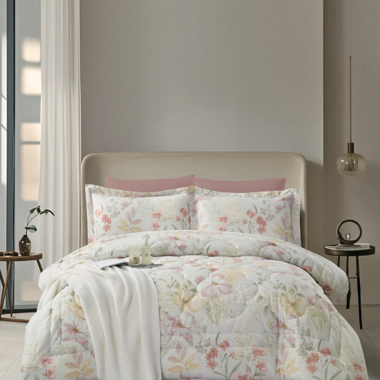 4 Pcs Queen Size 100% Cotton Comforter Set