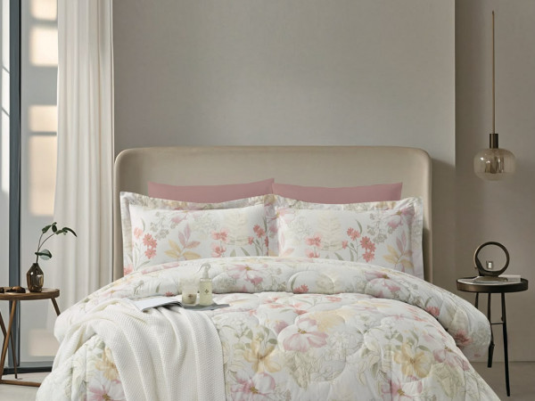 4 Pcs Queen Size 100% Cotton Comforter Set