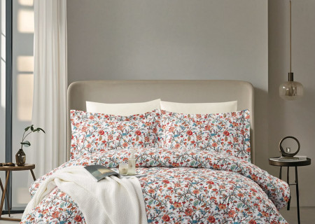 4 Pcs Queen Size 100% Cotton Comforter Set