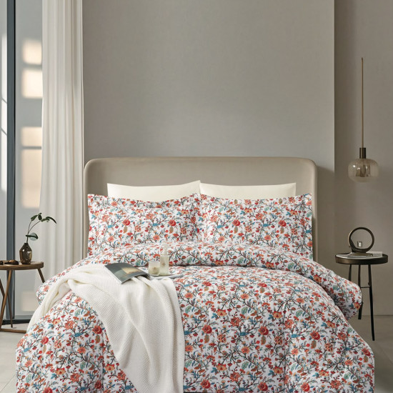 4 Pcs Queen Size 100% Cotton Comforter Set