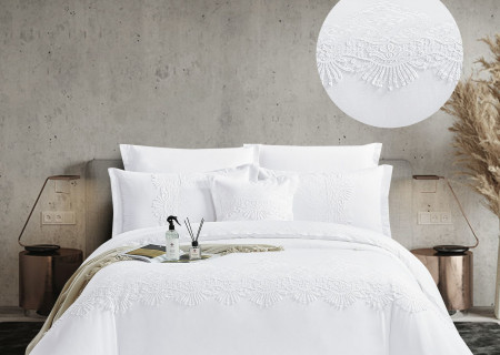 7-Piece Super King Size Bedding Set – 100% Hotel Cotton