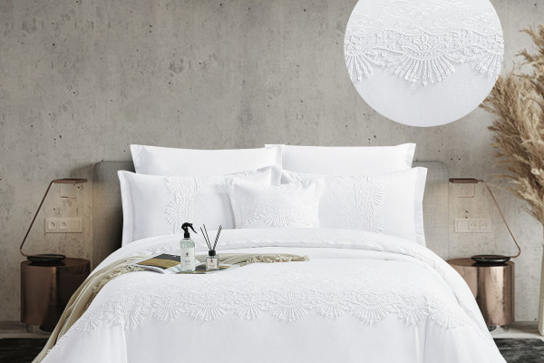 7-Piece Super King Size Bedding Set – 100% Hotel Cotton