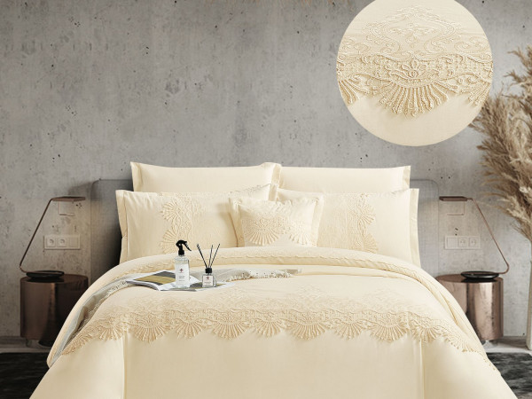 7-Piece Super King Size Bedding Set – 100% Hotel Cotton