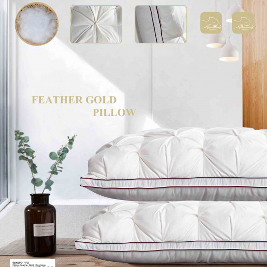 Pillow-Feather Gold (50*75 CM ) MEDIUM_SOFT