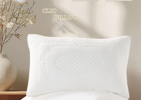 Luxurious Embroidered Pillow – Medium Soft, 50×75 cm