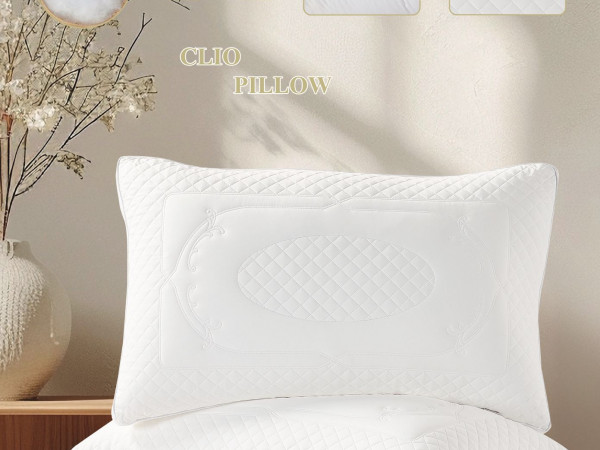 Luxurious Embroidered Pillow – Medium Soft, 50×75 cm