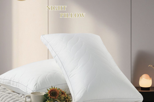 Luxurious Embroidered Pillow – Medium Soft, 50×75 cm