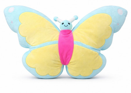 Pillow-Butterfly Plush Toy – Soft & Huggable Pillow for Kids