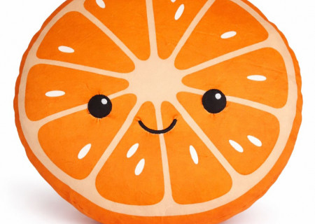 Pillow-Orange Plush Toy – Soft, Lightweight & Refreshingly Cute