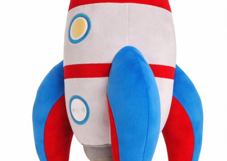 Pillow-Rocket Plush Toy – Soft, Lightweight & Out-of-This-World Cute