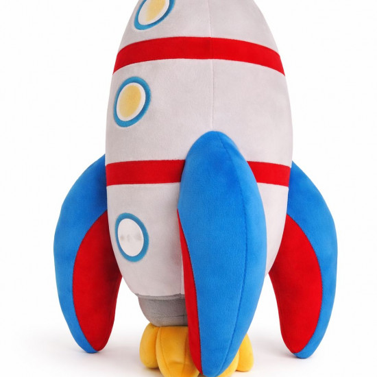 Pillow-Rocket Plush Toy – Soft, Lightweight & Out-of-This-World Cute