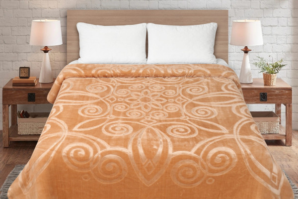 PROFESSOR DOUBLE EMBOSSED PLAIN BLANKET 220 * 240 CM