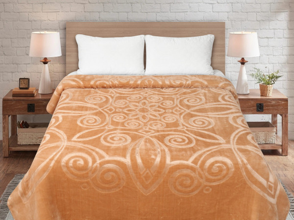 PROFESSOR DOUBLE EMBOSSED PLAIN BLANKET 220 * 240 CM