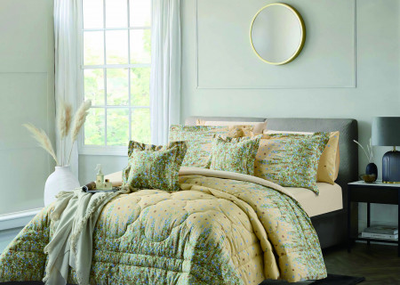 8-Piece Luxury Cotton Bedding Set with Silky Comforter – Ultra Cool & Soft