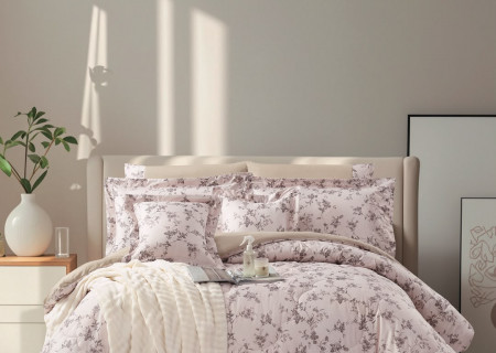 8-Piece Luxury Cotton Bedding Set with Silky Comforter – Ultra Cool & Soft