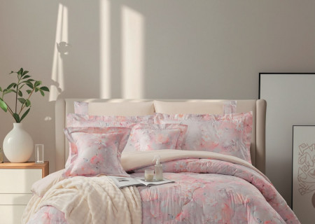 8-Piece Luxury Cotton Bedding Set with Silky Comforter – Ultra Cool & Soft