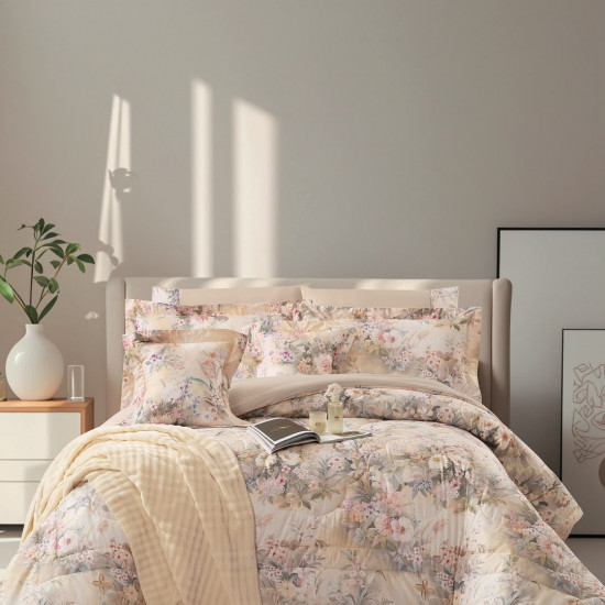 8-Piece Luxury Cotton Bedding Set with Silky Comforter – Ultra Cool & Soft