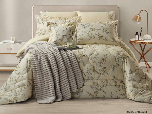 100% COTTON DUVET COVER 6PCS SET SUPERKING SIZE 240X260CM(Without filling)