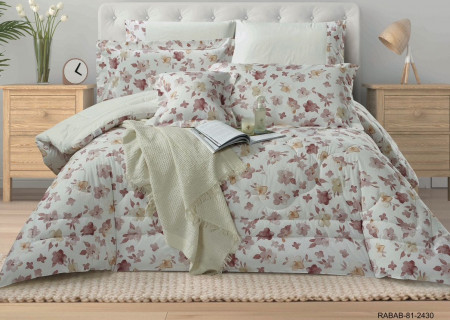 100% COTTON DUVET COVER 6PCS SET SUPERKING SIZE 240X260CM(Without filling)