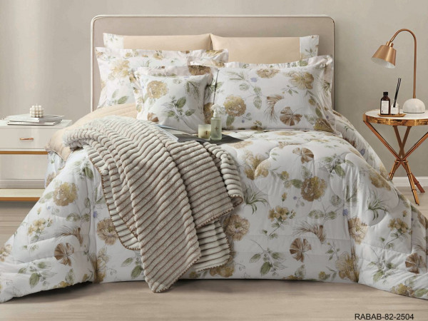 100% COTTON DUVET COVER 6PCS SET SUPERKING SIZE 240X260CM(Without filling)