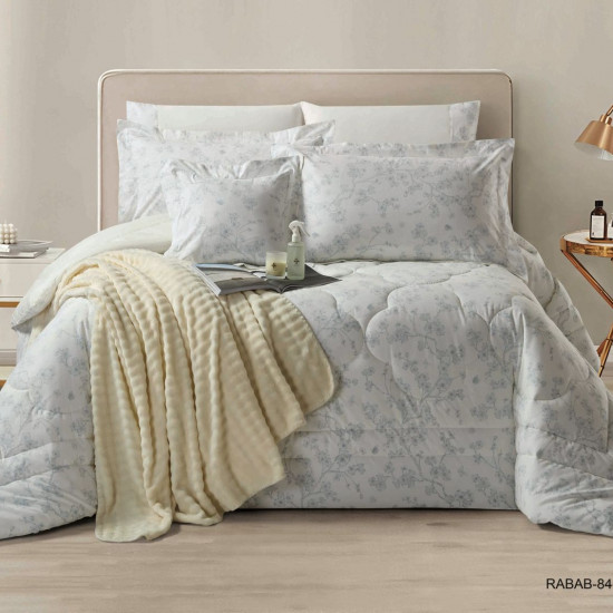 100% COTTON DUVET COVER 6PCS SET SUPERKING SIZE 240X260CM(Without filling)