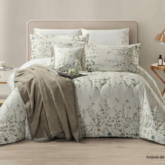 100% COTTON DUVET COVER 6PCS SET SUPERKING SIZE 240X260CM(Without filling)