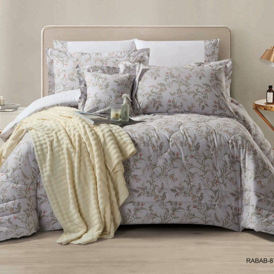 100% COTTON DUVET COVER 6PCS SET SUPERKING SIZE 240X260CM(Without filling)