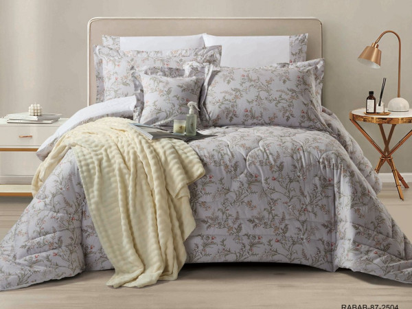 100% COTTON DUVET COVER 6PCS SET SUPERKING SIZE 240X260CM(Without filling)