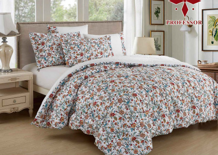 100% Pure Cotton 6 Pcs Comforter Set