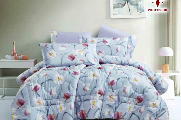 100% Pure Cotton 6 Pcs Comforter Set