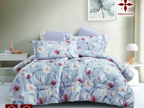 100% COTTON DUVET COVER 6PCS SET SUPERKING SIZE 240X260CM