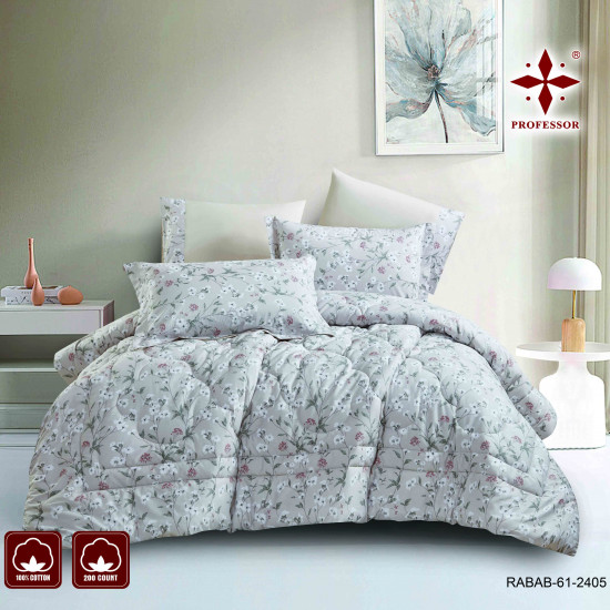 100% Pure Cotton 6 Pcs Comforter Set