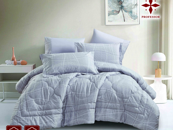 100% COTTON DUVET COVER 6PCS SET SUPERKING SIZE 240X260CM