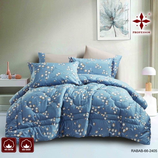 100% Pure Cotton 6 Pcs Comforter Set