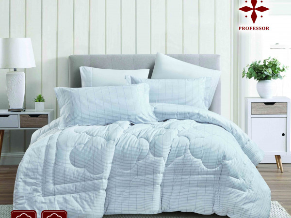 100% COTTON DUVET COVER 6PCS SET SUPERKING SIZE 240X260CM