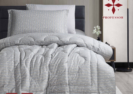 4-Piece Single Size Comforter Set - 100% Cotton