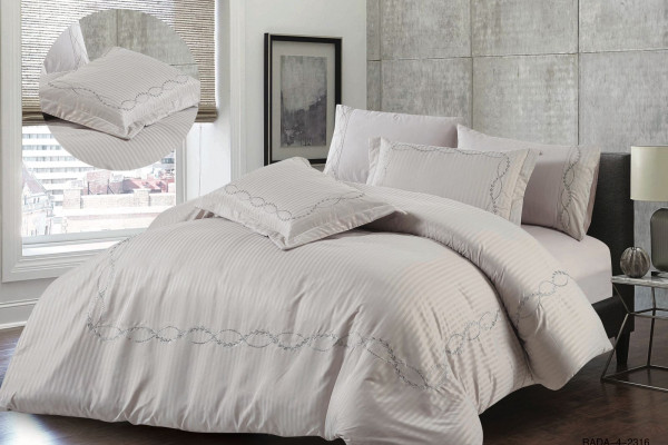 Elegant 6-Piece Bedding Set – Comforter, Fitted Sheet & Pillowcases (230x250 cm)