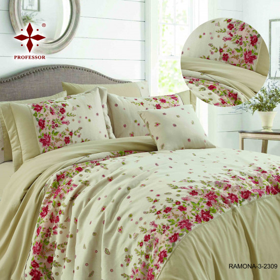 7-Piece Comforter Set – Double Super King Size with Embossed Design