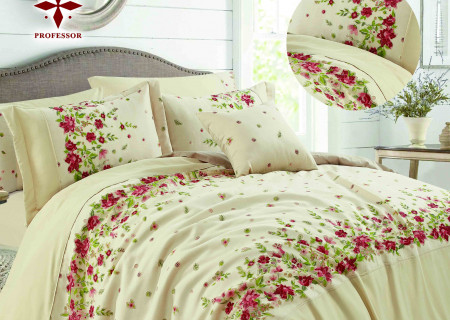 7-Piece Comforter Set – Double Super King Size with Embossed Design