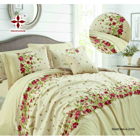 7-Piece Comforter Set – Double Super King Size with Embossed Design