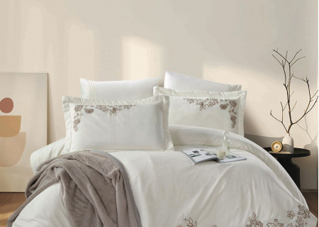 6-Piece Embroidered Comforter Bedding Set