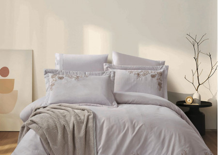 6-Piece Embroidered Comforter Bedding Set
