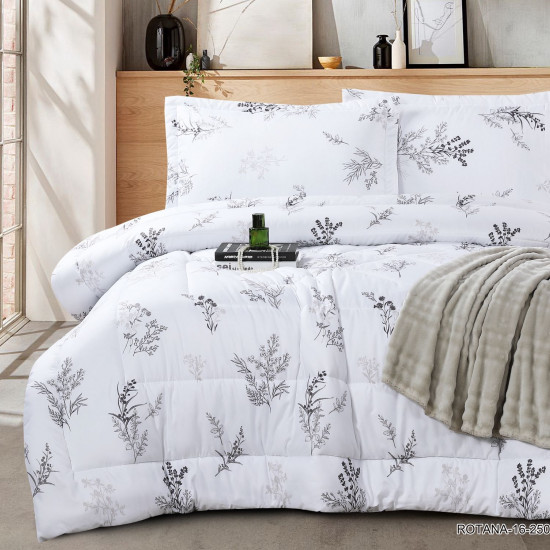 Queen Size 4PCS Bedding Set – Comforter, Fitted Sheet & Pillowcases Queen Size 4PCS Bedding Set – Comforter, Fitted Sheet & Pillowcases