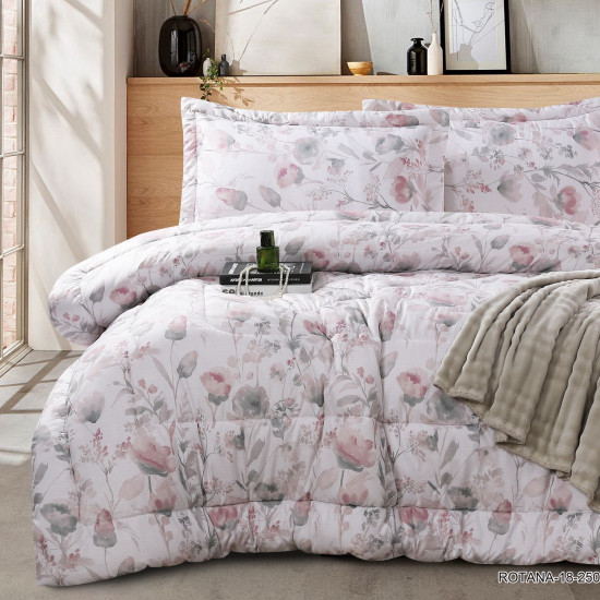 Queen Size 4PCS Bedding Set – Comforter, Fitted Sheet & Pillowcases