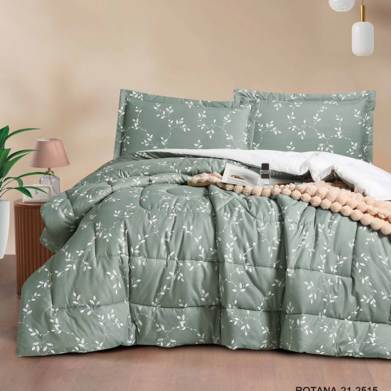 Queen Size 4PCS Bedding Set – Comforter, Fitted Sheet & Pillowcases