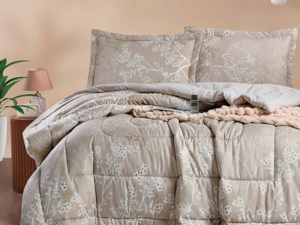 Queen Size 4PCS Bedding Set – Comforter, Fitted Sheet & Pillowcases